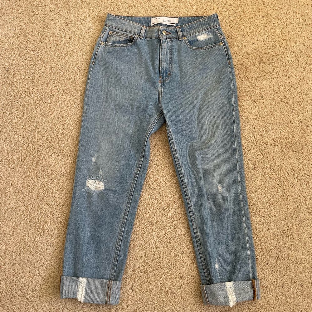 IRO skinny mid rise jeans, size 28